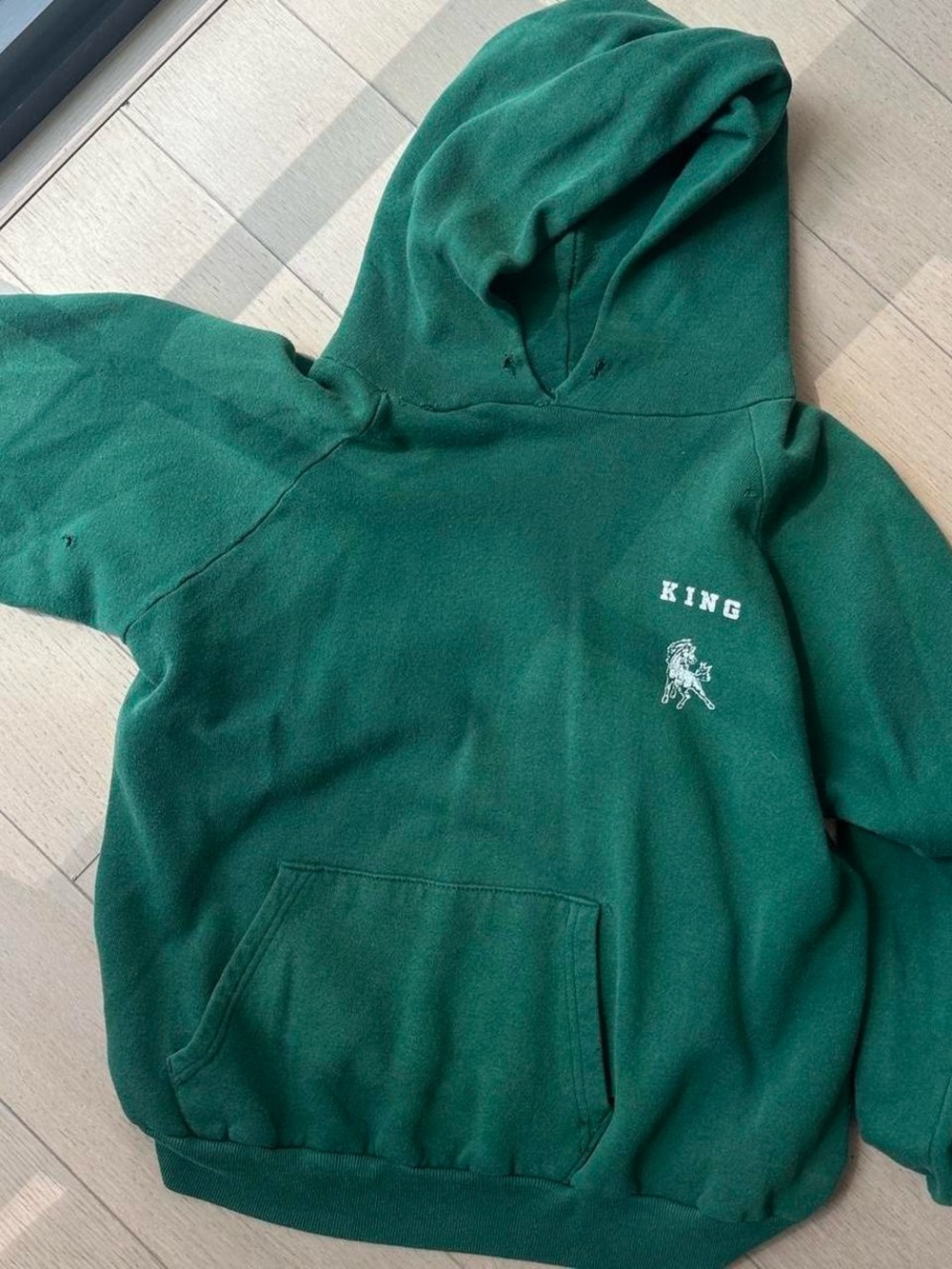 Vintage Green Horse Hoodie